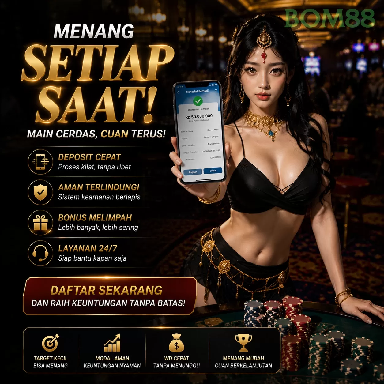 Cara Mendaftar dan Verifikasi Akun di bom88